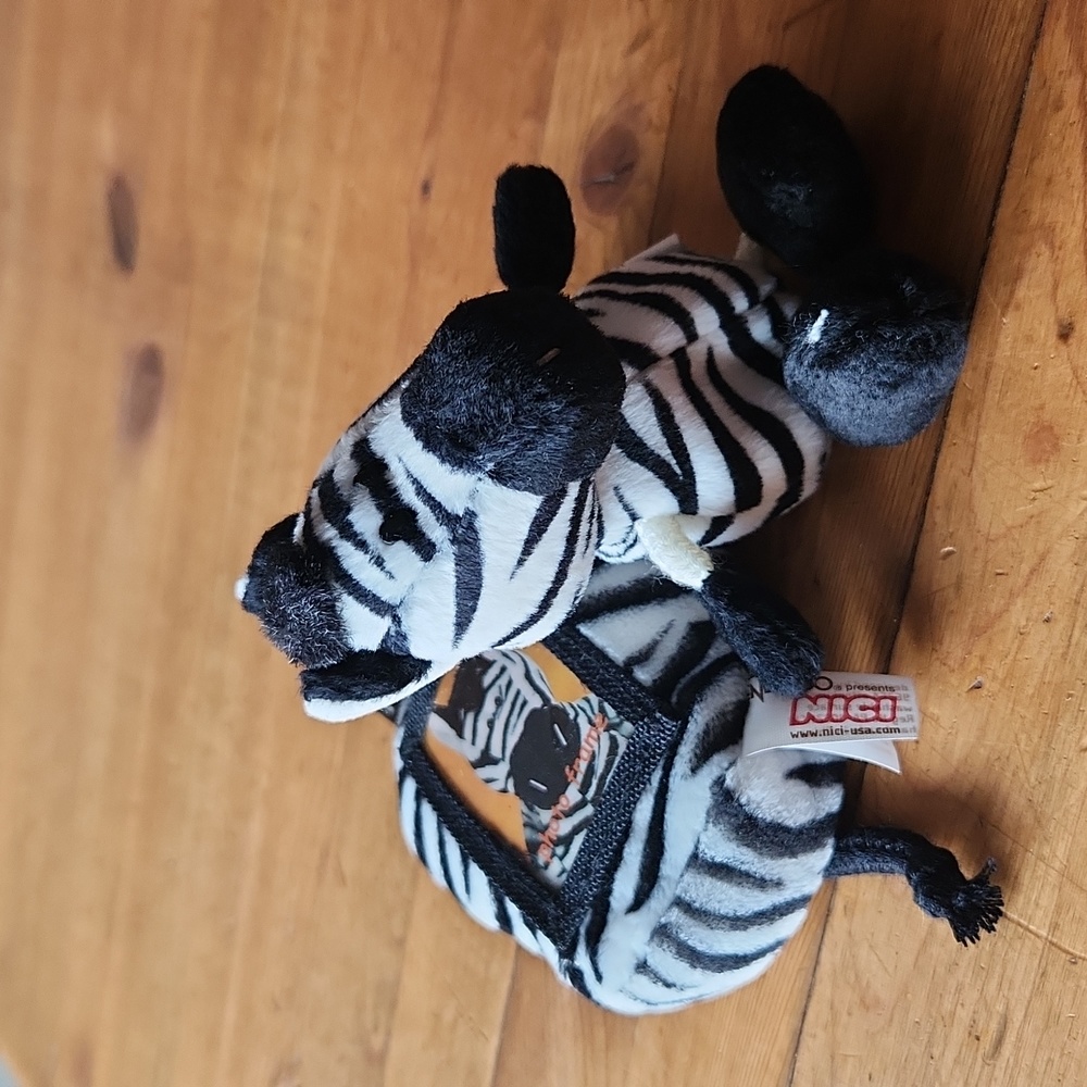 Nici Wild Zebras 4.75" Bag Charms NWT